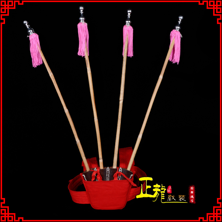 杏花岭戏装戏曲用品靠旗男女大靠 靠板 正宗牛皮旗杆旗架