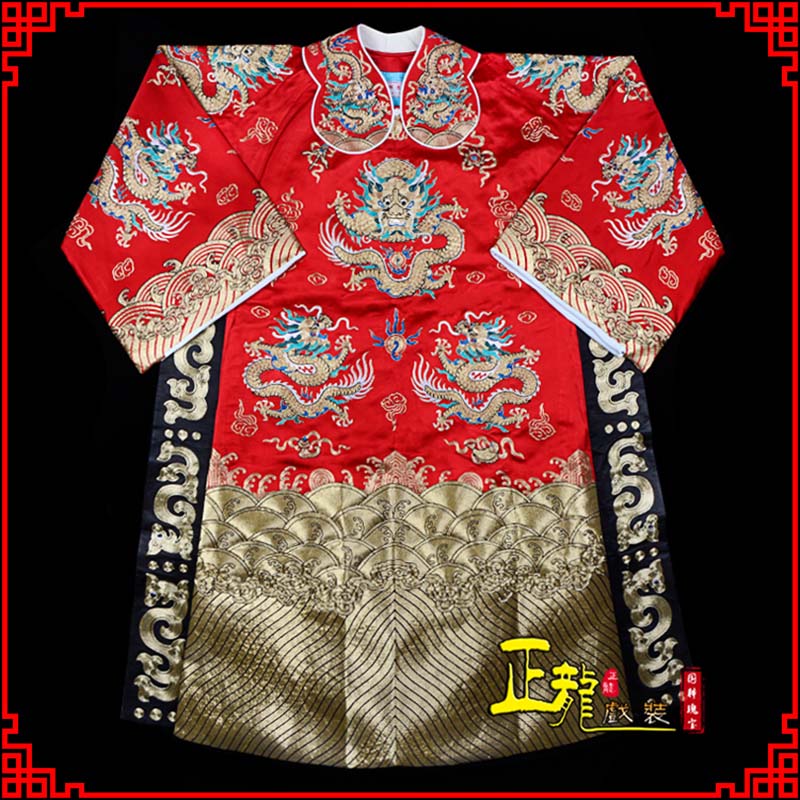 杏花岭皇帝蟒袍全金八宝团龙蟒
